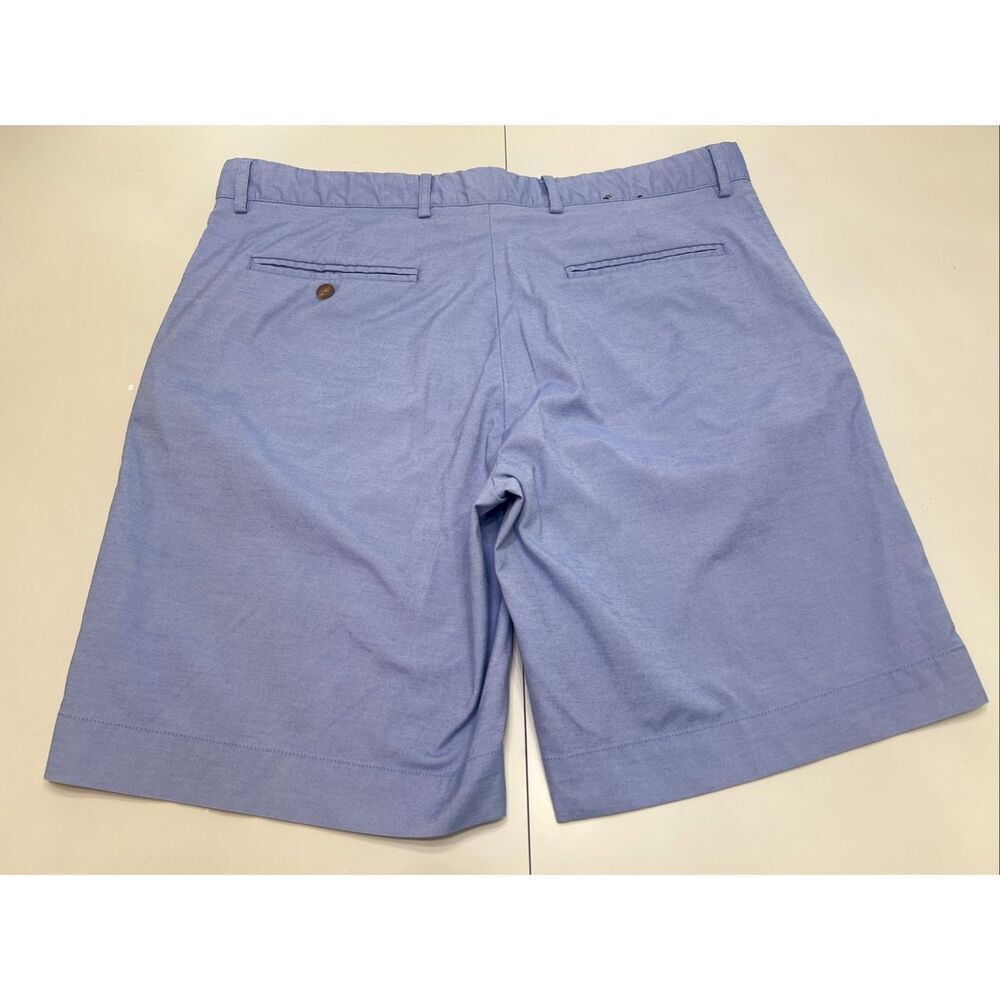 Fairway & Greene F&G Tech Men's Flat Front Chino Shorts Blue Size 36